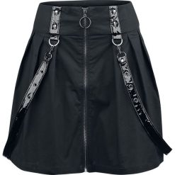 Banned Alternative Bondage Straps Skirt Spódnica Mini czarny. Czarne spódniczki damskie marki Banned Alternative, l, bez wzorów, mini. Za 244,90 zł.