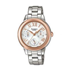 Zegarek Casio Damski Sheen SHE-3059SG-7AUER Swarovski MultiData. Zegarki damskie CASIO. Za 590,99 zł.