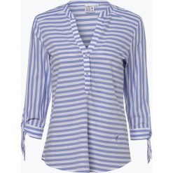 Emily van den Bergh - Bluzka damska, niebieski. Niebieskie bluzki damskie marki Emily van den Bergh, w paski, z tkaniny, bez kołnierzyka, bez rękawów. Za 299,95 zł.