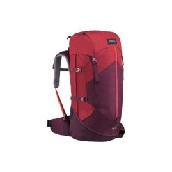 Plecak trekkingowy | TREK 100 Easyfit 50L damski. Czerwone plecaki damskie FORCLAZ, z poliesteru. Za 249,99 zł.