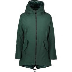 Dwustronna kurtka zimowa w kolorze ciemnozielonym. Zielone kurtki damskie Winter Selection, na zimę, bez wzorów, bez kaptura. W wyprzedaży za 294,95 zł.
