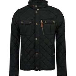 Kurtka przejściowa "Dathan" w kolorze czarnym. Czarne płaszcze męskie Geographical Norway Men, m, bez wzorów, ze skóry, bez kaptura. W wyprzedaży za 169,95 zł.