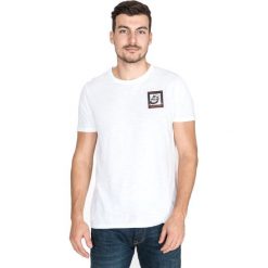 Scotch & Soda Brutus Koszulka Biały. Białe podkoszulki męskie Scotch & Soda, xl, z haftami, z bawełny, bez kołnierzyka, krótkie. Za 176,95 zł.