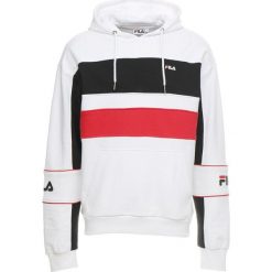 Fila TAN HOODED Bluza z kapturem bright white. Białe bluzy męskie rozpinane Fila, m, z bawełny, z kapturem. Za 379,00 zł.