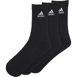 Skarpetki męskie: Adidas Skarpety męskie 3 Stripes Performance Crew 3-pack czarne r. 43-46