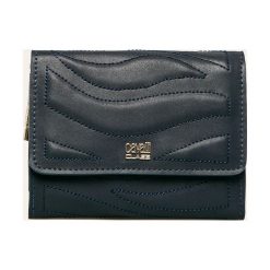 Cavalli Class - Portfel skórzany. Czarne portfele damskie Cavalli Class, bez wzorów, ze skóry. W wyprzedaży za 479,90 zł.
