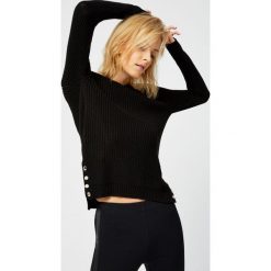 Sweter z rozcięciami. Swetry damskie Moodo, s, bez wzorów, bez rękawów, bez kaptura. Za 27,99 zł.