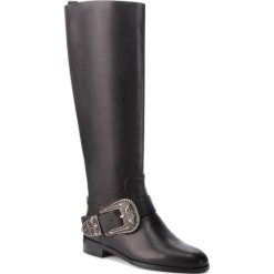 Oficerki RED VALENTINO - QQ2S0B18 Nero 0NO. Czarne kozaki damskie Red Valentino, ze skóry, bez obcasa, na obcasie, bez zapięcia. W wyprzedaży za 1999,00 zł.