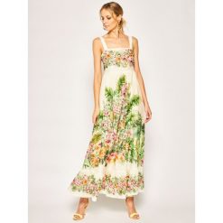 Sukienka letnia TwinSet 201TT2483. Sukienki damskie Twinset, na lato, bez wzorów, z bawełny, bez kołnierzyka, bez rękawów. Za 1299,00 zł.