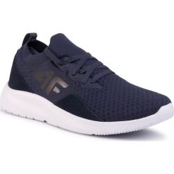 Sneakersy 4F - D4L20-OBML203 31S. Niebieskie sneakersy męskie 4f, na co dzień, bez wzorów, ze skóry, eleganckie, bez zapięcia. Za 199,00 zł.