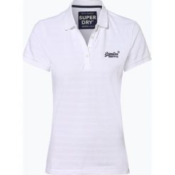 Superdry - Damska koszulka polo, czarny. Czarne koszulki damskie marki Superdry, m, bez wzorów, bez rękawów. Za 199,95 zł.
