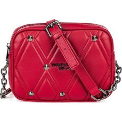 Trussardi Jeans torebka crossbody czerwona 75B00795-9Y099998. Czerwone torebki klasyczne damskie Trussardi Jeans, bez wzorów, z jeansu, małe, bez dodatków. Za 439,00 zł.