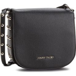Torebka JENNY FAIRY - RH1199 Black. Czarne listonoszki damskie marki Jenny Fairy, ze skóry ekologicznej. Za 89,99 zł.