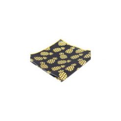 Poszetka Ananas. Szare poszetki męskie marki Edyta kleist, bez wzorów, z bawełny, eleganckie. Za 49,00 zł.