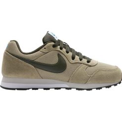 BUTY NIKE MD RUNNER 2 (GS). Szare buty sportowe damskie marki Nike, na wiosnę, bez wzorów, z materiału, bez zapięcia, nike md runner. Za 129,99 zł.