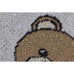 Moschino - Czapka. Szare czapki damskie MOSCHINO, z aplikacjami, z wiskozy. Za 289,90 zł.