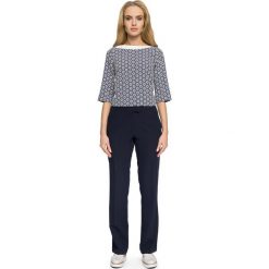 GABRIELE Bluzka z rękawami 3/4 - model 2. Szare bluzki damskie Stylove, s, z nadrukiem, z elastanu, eleganckie, bez kołnierzyka, z długim rękawem. Za 143,00 zł.