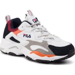 Sneakersy FILA - Ray Tracer 1010685.91D White/Fila Navy/Rhubarb. Białe sneakersy męskie Fila, bez zapięcia. W wyprzedaży za 299,00 zł.