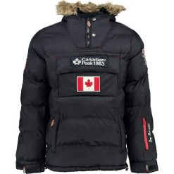 Kurtka zimowa "Borneak" w kolorze granatowym. Niebieskie kurtki chłopięce Canadian Peak, na zimę, bez wzorów, bez kaptura. W wyprzedaży za 249,95 zł.