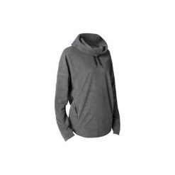 Bluza do relaksacji do jogi damska. Szare bluzy damskie DOMYOS, xs, bez wzorów, z poliesteru, bez rękawów, bez kaptura. Za 64,99 zł.