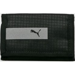 Puma - Portfel. Czarne portfele damskie Puma, bez wzorów, z poliesteru. W wyprzedaży za 59,90 zł.