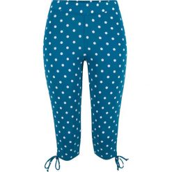 Rybaczki kąpielowe, szybko schnące bonprix niebieskozielono-biały w kropki. Stroje kąpielowe damskie bonprix. Za 74,99 zł.