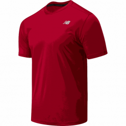 New Balance MT03203NCR. Koszulki męskie New Balance, s, bez wzorów, z elastanu, sportowe, bez kołnierzyka, bez rękawów. Za 129,99 zł.