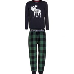 Bielizna chłopięca: Abercrombie & Fitch SLEEP Piżama navy moose