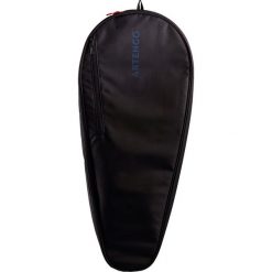 Torba tenis 100 M. Czarne torby męskie sportowe ARTENGO, bez wzorów, z poliesteru, sportowe. Za 49,99 zł.