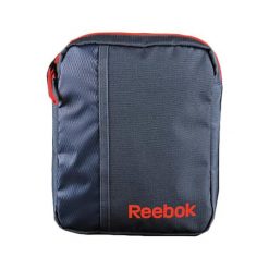 Torba w kolorze granatowym - (S)18 x (W)24 x (G)6 cm. Niebieskie torby podróżne Reebok, w paski, z materiału. W wyprzedaży za 99,95 zł.