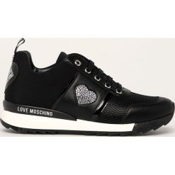 Love Moschino - Buty. Czarne sneakersy damskie Love Moschino, z gumy. W wyprzedaży za 659,90 zł.