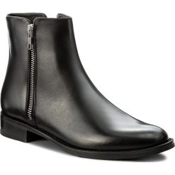 Botki EVA MINGE - Zenaida 2A 17GR1372260EF 101. Czarne botki damskie na obcasie marki Eva Minge, z materiału. W wyprzedaży za 289,00 zł.