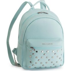 Plecak EVA MINGE - EM-17-05-000158 150. Niebieskie plecaki damskie Eva Minge, bez wzorów, ze skóry, eleganckie. W wyprzedaży za 379,00 zł.
