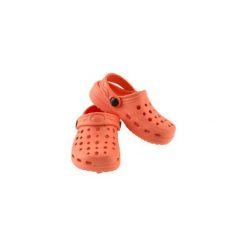 Klapki dziecięce krox. Pomarańczowe klapki dziewczęce marki TXM. Za 5,99 zł.