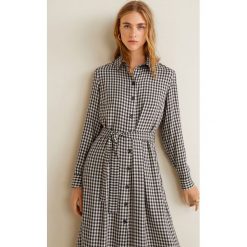 Mango - Sukienka Monu. Białe sukienki damskie na komunię marki Mango, na co dzień, s, z wiskozy, casualowe, midi. W wyprzedaży za 99,90 zł.