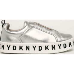 Dkny - Buty skórzane. Czarne buty sportowe damskie DKNY, ze skóry. Za 729,90 zł.