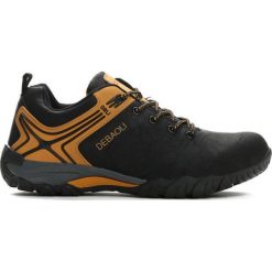 Czarno-Camelowe Buty Sportowe Catastrophy. Czarne buty sportowe męskie marki Born2be, na sznurówki. Za 109,99 zł.