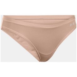 Stroje dwuczęściowe damskie: Under Armour Figi damskie Pure Stretch Sheers Bikini beżowe r. S (1290947-295)