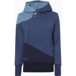 Ragwear - Damska bluza nierozpinana – Chelsea Block, niebieski. Niebieskie bluzy z kapturem damskie Ragwear, m. Za 169,95 zł.