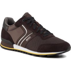 Sneakersy BOSS - Parkour 50408084 10214574 01 Dark Brown 207. Pomarańczowe sneakersy męskie Boss, bez zapięcia. Za 749,00 zł.