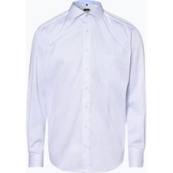 Eterna Modern Fit - Koszula męska – niewymagająca prasowania, niebieski. Niebieskie koszule męskie Eterna Modern Fit, m, w paski, z bawełny, biznesowe, bez kołnierzyka, bez rękawów. Za 249,95 zł.