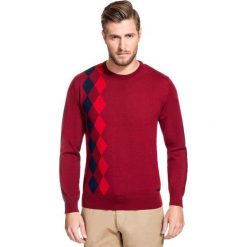 Sweter PIETRO SWT000076. Czerwone swetry klasyczne męskie marki Giacomo Conti, m, z wełny. Za 259,00 zł.