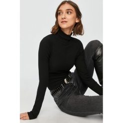 Answear Lab - Sweter. Czarne swetry męskie Answear Lab, s, bez wzorów, z wiskozy, z golfem, bez kaptura. Za 99,90 zł.