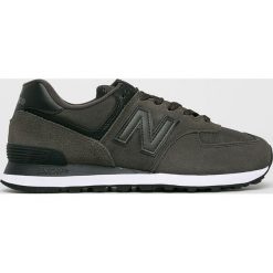 New Balance - Buty ML574ECA. Zielone sneakersy męskie New Balance, ze skóry, na sznurówki. W wyprzedaży za 269,90 zł.
