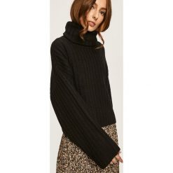 Answear - Sweter. Czarne swetry damskie ANSWEAR, s, bez wzorów, z elastanu, bez rękawów, bez kaptura. W wyprzedaży za 69,90 zł.