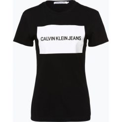 Calvin Klein Jeans - T-shirt damski, czarny. Niebieskie t-shirty damskie marki Calvin Klein Jeans. Za 229,95 zł.