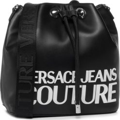 Torebka VERSACE JEANS COUTURE - E1VVBBM5 71413 899. Czarne torebki klasyczne damskie Versace Jeans Couture, bez wzorów, z jeansu, bez dodatków. W wyprzedaży za 589,00 zł.