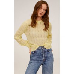 Mango - Sweter Rocio. Fioletowe swetry damskie Mango, s, bez wzorów, z wełny, bez rękawów, bez kaptura. Za 119,90 zł.
