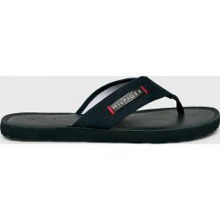 Tommy Hilfiger - Japonki. Pomarańczowe kapcie męskie TOMMY HILFIGER, ze skóry. W wyprzedaży za 159,90 zł.