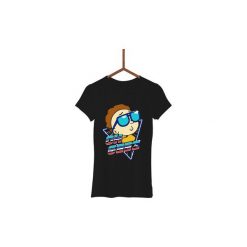 Koszulka Morty Oh Geez Damska. Czarne koszulki damskie marki Failfake, xxl, bez wzorów, bez kołnierzyka. Za 130,00 zł.